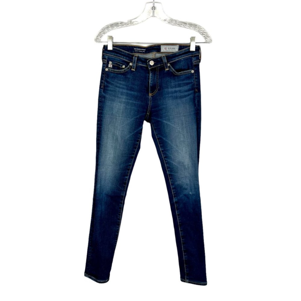 AG Adriano Goldschmied The Middi Ankle Womens Mid Rise Legging Jeans size 25